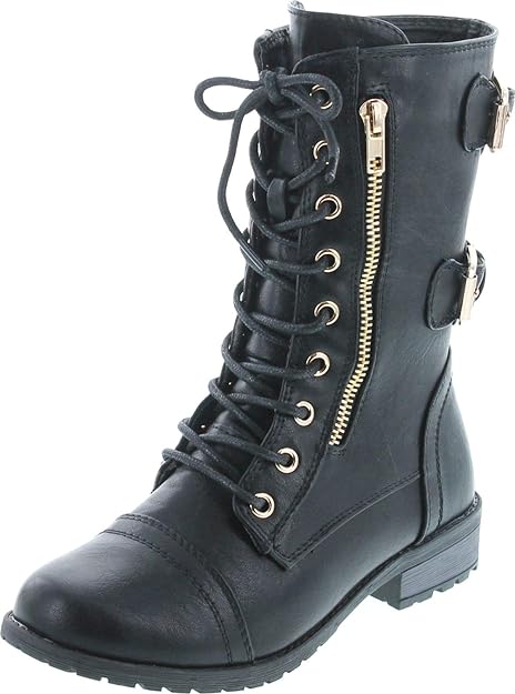 ankle boots military style