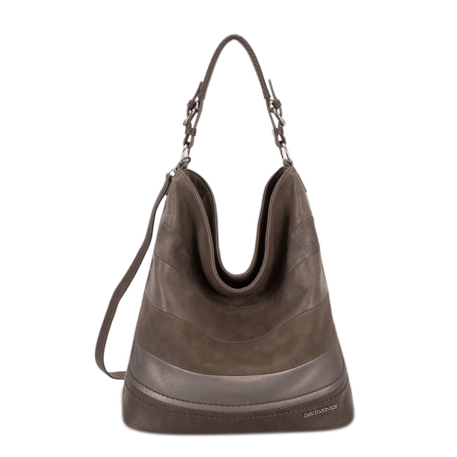 Davidjones Women Hobos Leather Shoulder Bags