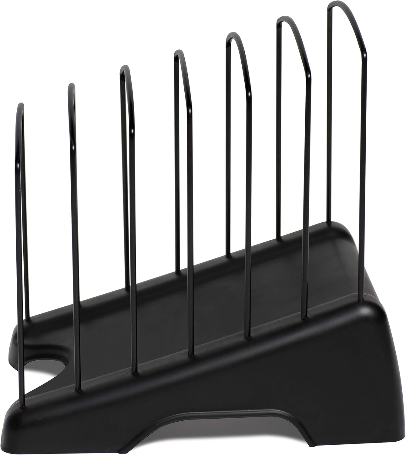 Eco-Tidy, Step File Organizer Rack, Six Section Step Up Increasing in Height, Rubber Feet, Easy Handles : Office Products