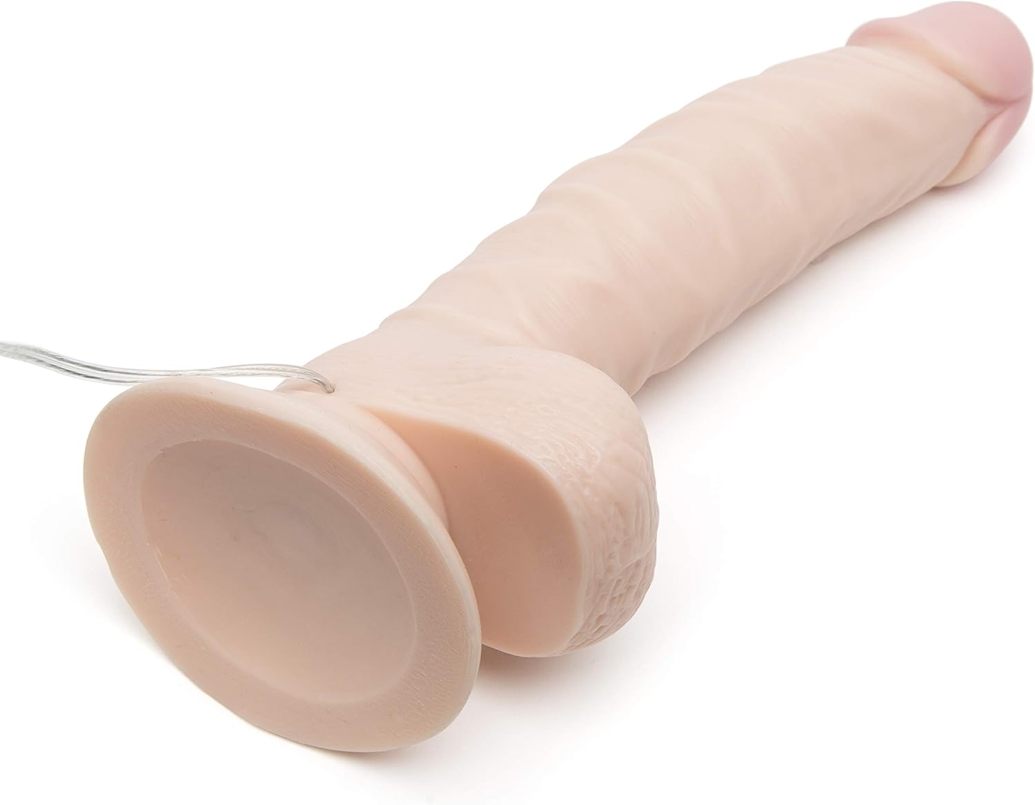 Lovehoney Lifelike Lover Classic Realistic 8 inch Dildo Vibrator with Suction Cup Flesh Pink - Image 4
