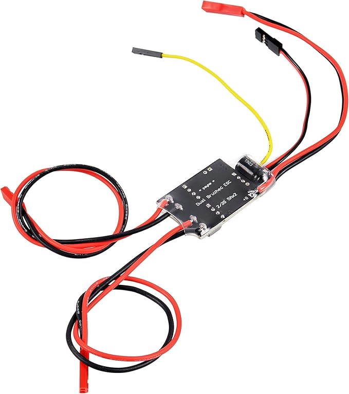 rc boat twin motor setup