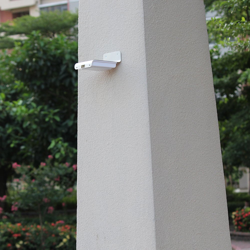 16 LED Solar Light, LTE Outdoor Wireless Solar Powered PIR Motion Sensor Security Wall Light Lamp with two Intelligent Modes for Garden, Patio and Pathway, Deck, Yard (2 PCS)