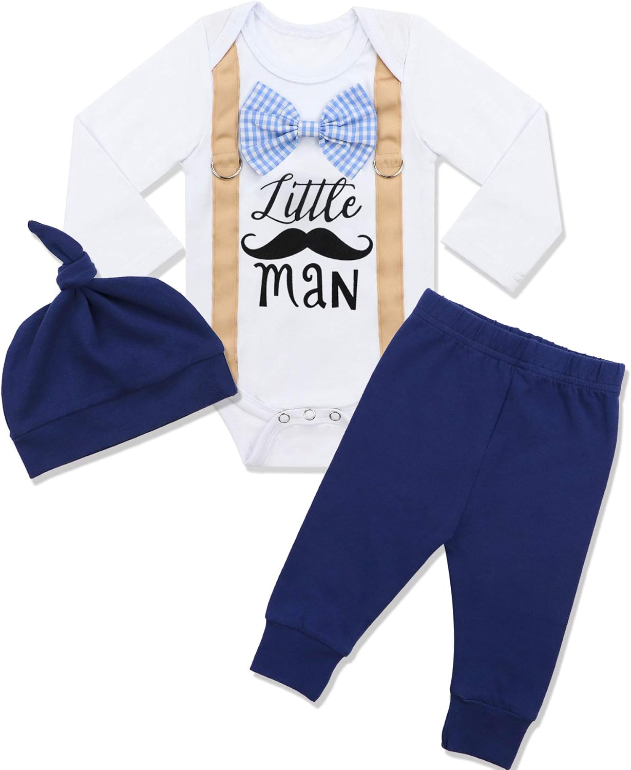 Newborn Baby Boy Clothes New to The Crew Letter Print