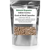 Behalal Organics Indian Costus Root, Qust Qist Al Hindi Powder Vegetarian Capsules