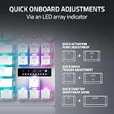 Razer Huntsman V3 Pro Tenkeyless Analog Optical Esports Keyboard White view 6