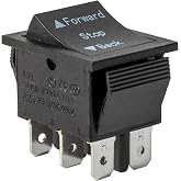 ToiCottage 2 Pcs Universal 6V 12V 24V Forward Reverse Switch Compatible with Power Wheels Forward, Stop,Reverse Gear Forward Stop Backward Button Replacement Parts for Ride on Toys