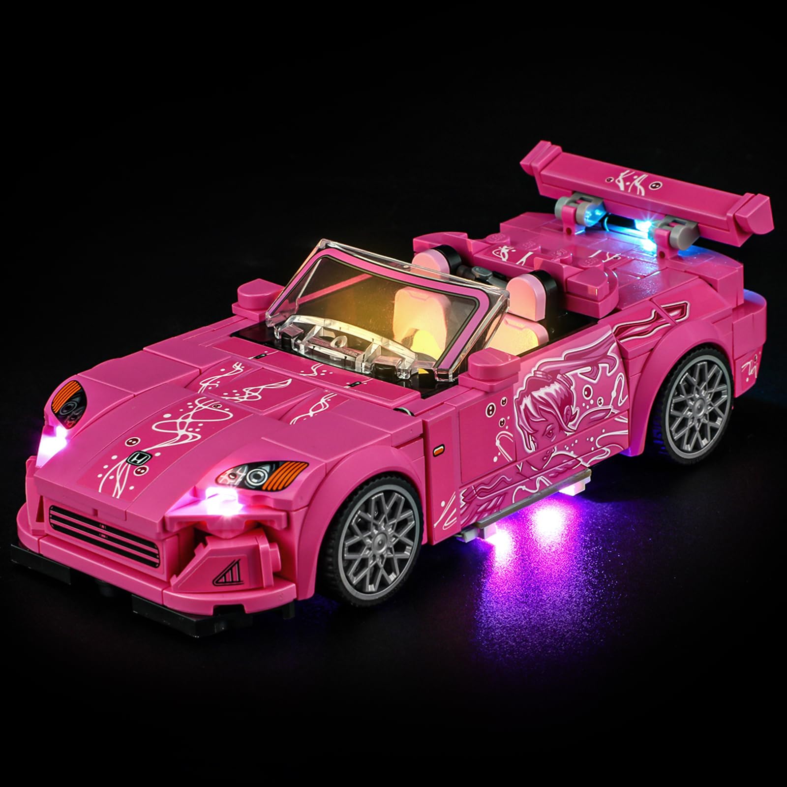Photo 1 of BRIKSMAX Light Kit for Lego-77241 2 Fast 2 Furious Honda S2000 -Led Lighting Compatible with Lego Speed Champions Building Set- Not Include Model Set