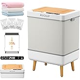 RUDAP Towel Warmer, 35L Large Towel Warmers for Bathroom, Foldable Blanket Warmer with Custom Fragrance, ETL Certification, Fast Heating, Fits 3 Large Towels, 2 Bathrobes, Blankets