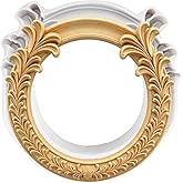 Lingzhi Round Lace Photo Frame Fondant Mold Baroque Style Picture Frames Silicone Molds For Cake Decoration Cupcake Topper Chocolate Candy Sugar Craft Gum Paste Polymer Clay