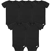 Gerber baby-girls 5-pack Solid Onesies Bodysuits