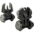 MEPROLIGHT FRBS flip up tritium Sights 2 or 4 Dot Rear / 1 Dot Front with Extremely Bright Orange phosphoric Ring, Green tritium Glow on Front and Rear Night Sights