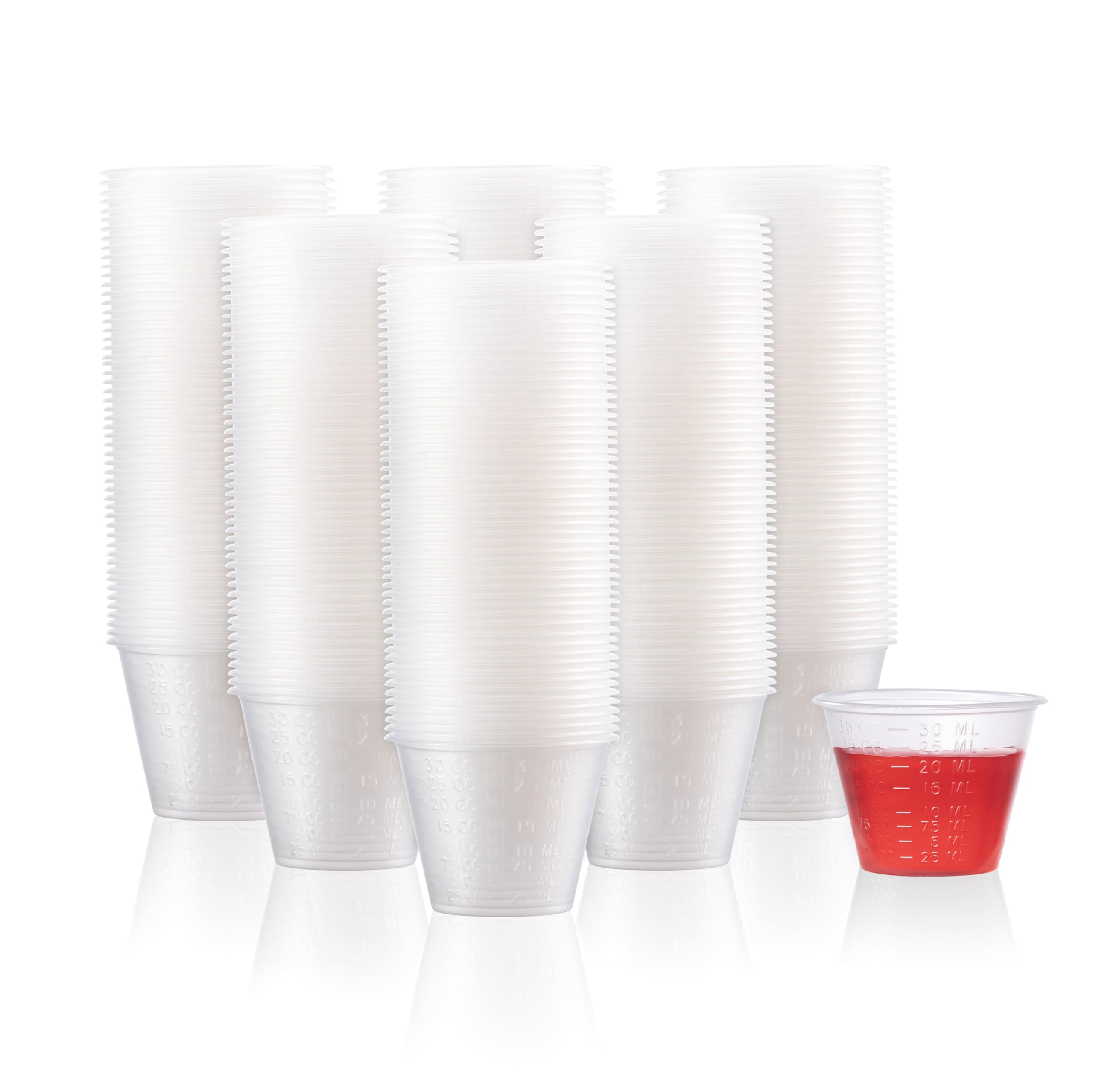 Mua Graduated 1 oz. Plastic Medicine Cups, Detailed Liquid Measurements ...