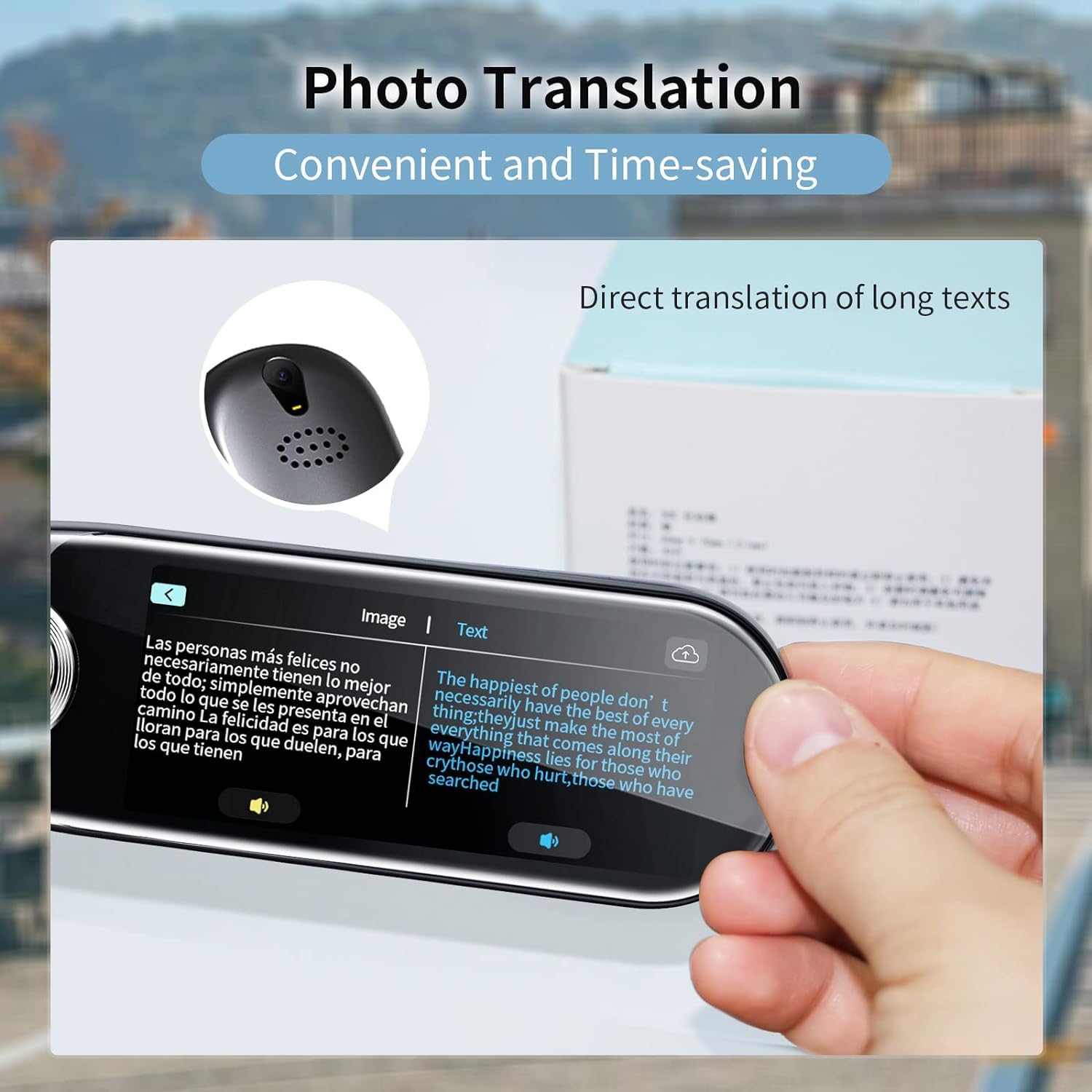 Vormor X7 PRO Pen Scanner Reader 112 Languages OCR Digital Scanning Translation Pen Text-to-Speech Device, Reader Pen for Dyslexia, Text Excerpt, Photo Translation, Dictionay Pen for Students Adults