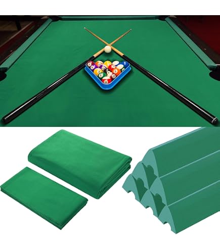 Pool Table Inner Pockets Replacement Pocket Set TGA Sports PU Leather Pool Table Pockets Set ...