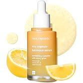 Face Republic Vita Capsule Luminous Serum 45ml 1.52 fl oz | Revitalizing, Radiant Glow for Dull, Dry Skin | Vitamins, Lemon Extract, Niacinamide 5%, Jojoba Seed Oil | Vegan Korean Skin Care