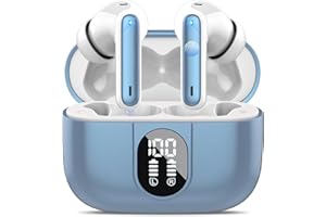 CSASAN Ai Translation Earbuds Real Time, Translator Earbuds with 6 Translation Modes/164 Languages,No Subscription Required Translatior Headphones,48H Audifonos Traductores Inglés Español, Blue