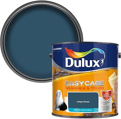 Dulux Easycare Washable & Tough Matt Emulsion Paint Indigo 2.5L