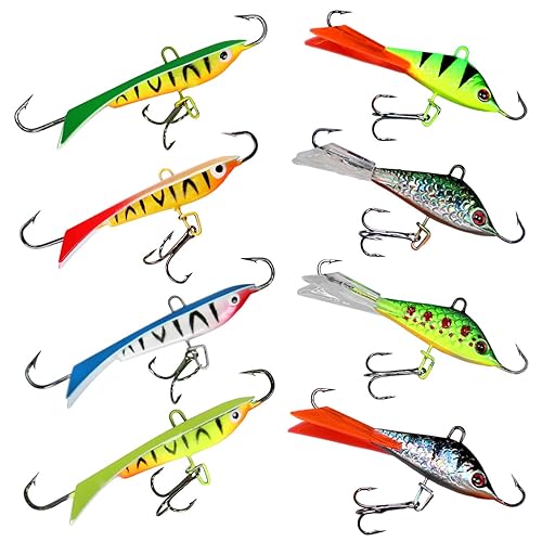 THKFISH Ice Fishing Jigs Ice Fishing Lures Ice Fishing Gear Ice Small Fishing Tackle Kit Crappie Panfish Jigs E-8pcs in Kenya | Whizz Jigs THKFISH Ice Fishing Jigs Ice Fishing Lures Ice Fishing Gear Ice Small Fishing Tackle Kit Crappie Panfish Jigs E-8pcs in Kenya | Whizz Jigs