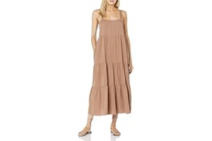 The Drop Women's Britt Tiered Maxi Tent Dress