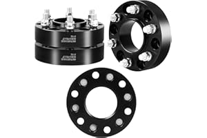 YIZBAP 4PCS 6x5.5 to 6x135 Wheel Adapters for F150 Wheels on Silverado 1500 Vehicle, 1.5 inch 6x139.7mm to 6x135mm Wheel Adapter 87.1mm Hub Centric and 78.1mm Hub Bore with M14x1.5 Studs