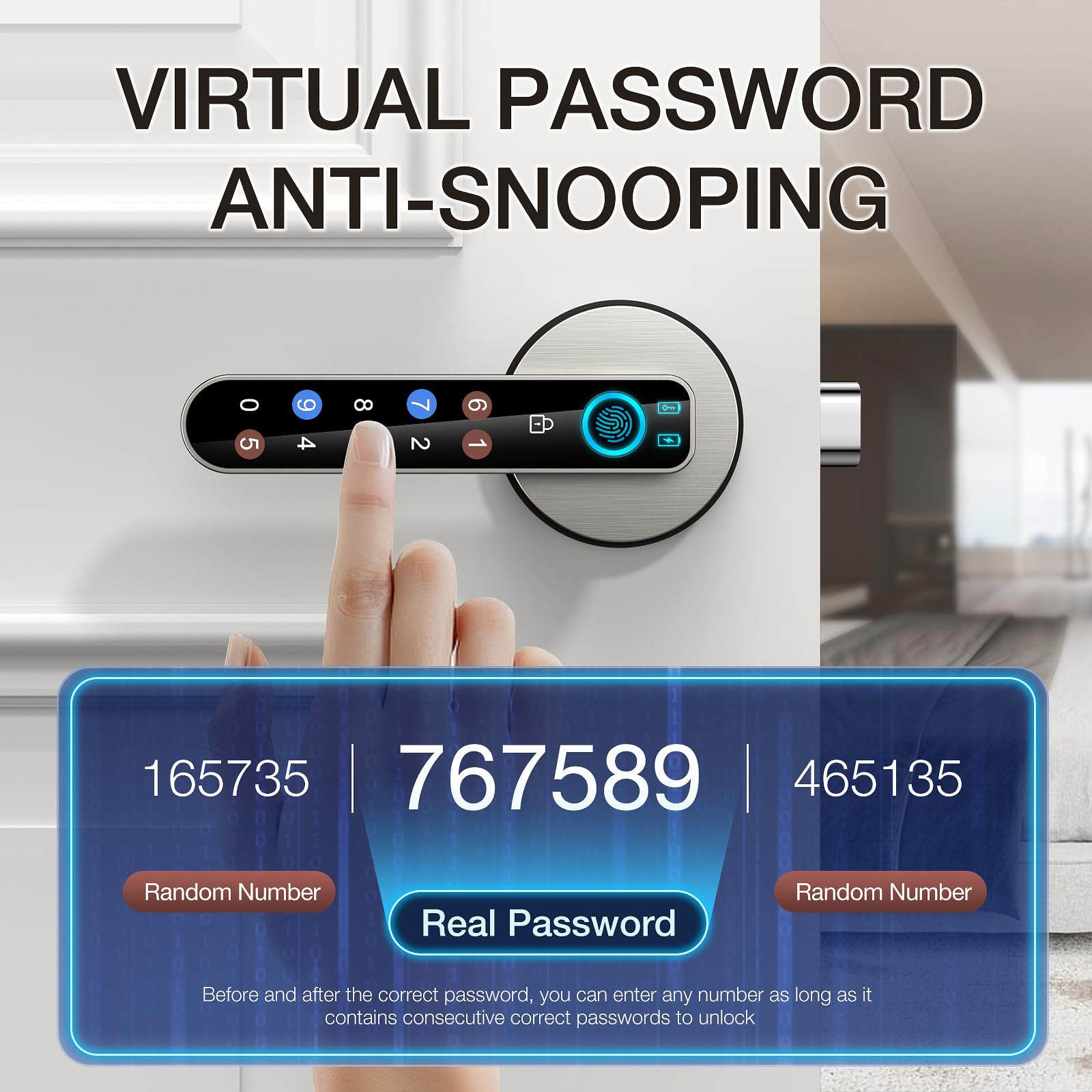 Mua Fingerprint Door Lock, Smart Door knob,biometric Door Lock,with ...