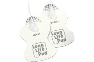 OMRON Long Life Pads for OMRON TENS Unit - Pads for Electric Muscle Stimulator - Designed for Lower Back, Arm, Shoulder, Leg, and Foot