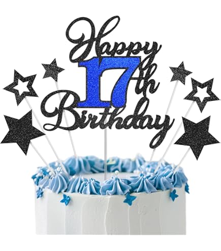 Hequoyer Bruh I'm 17 Cake Topper, Bro I'm 17, Cheers To 17 Years