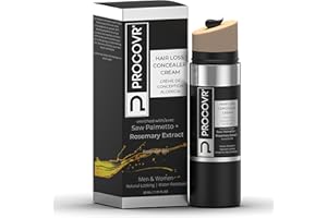 PROCOVR Hair Loss Concealer Cream - The ORIGINAL Thinning & Balding Hairline Enhancer, Hair Mascara for Natural Coverage & Thicker Appearance (Smoke Black FBA)