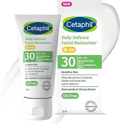 Cetaphil Daily Defence SPF 30 Moisturiser for Sensitive Skin