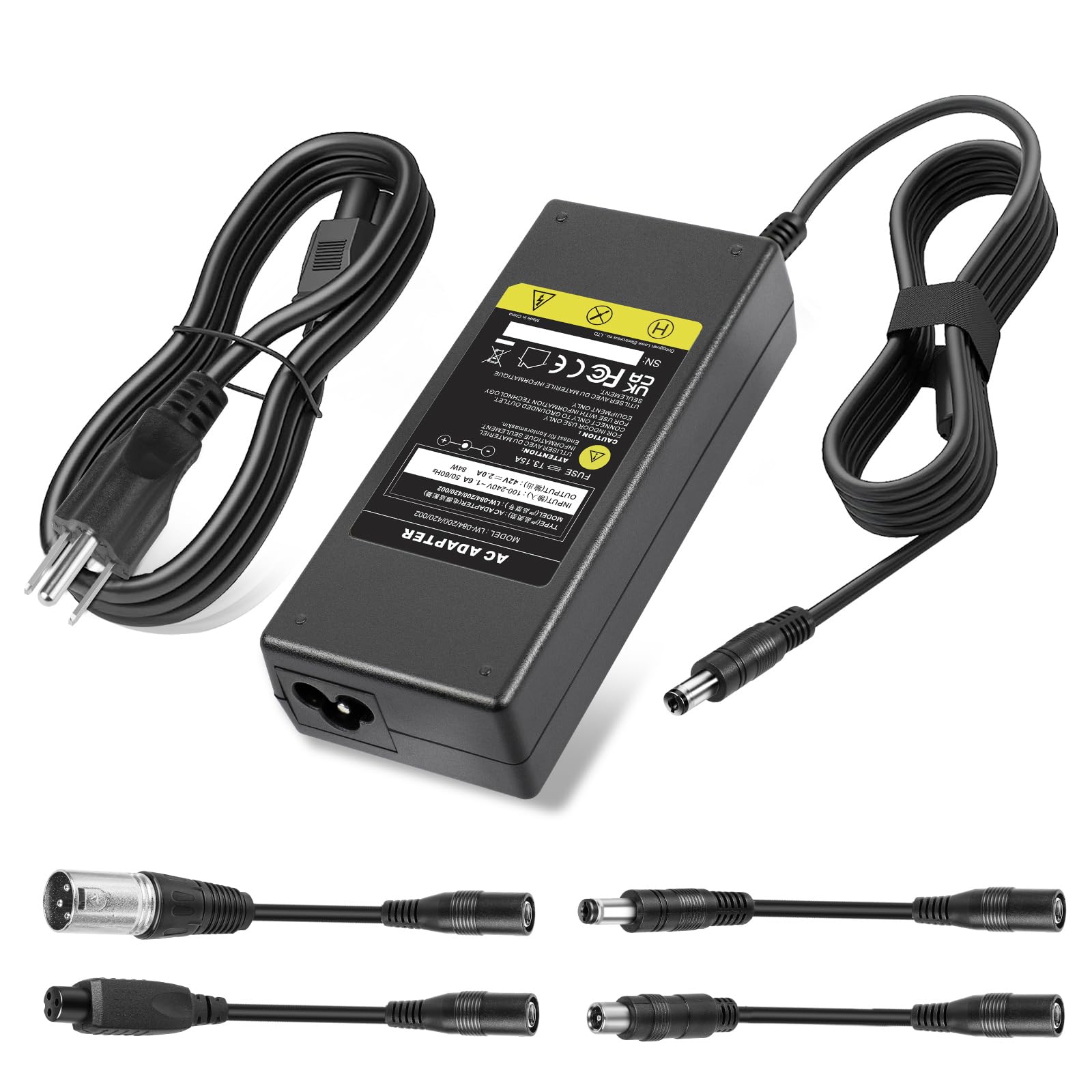 Photo 1 of 42V 2A Scooter Charger -with 5 Connections, Razor/Jetson/Voyage Charger, gotrax, ninebot Electric for 36V 10S Li-ion Battery.