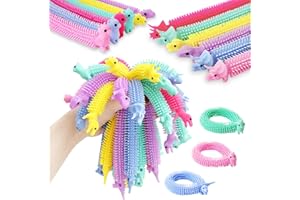 JUUXNCGV 40 PCS Stretchy Fidget Toy,Colorful Stretchy Strings Fidget Toy,Sensory Stress Fidget Toys for Kids and Adults Relaxing,Goodie Bag Fillers,Party Favor