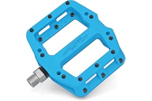 MZYRH Mountain Bike Pedals 9/16" 3 Sealed Bearings Lightweight Non-Slip Nylon Fiber Bicycle Platform Pedals for Road BMX MTB