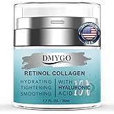 Face Moisturizer Retinol Cream with Collagen, Instant Face Tighting Cream, Neck Cream for Tightening and Firming, Anti Aging 