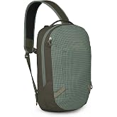 Osprey Transporter Crossbody Shoulder Sling, Green OS | commuter backpack, everyday bag, campus pack, laptop carry, sling bag, crossbody carry, Green color, OS size