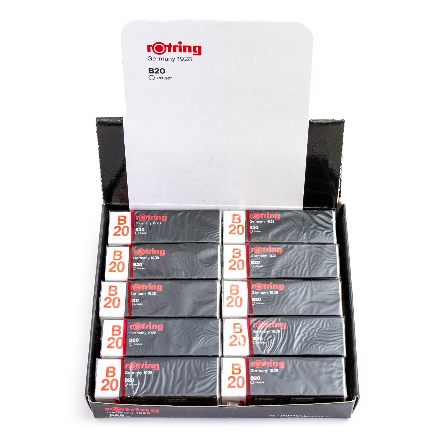 Rotring Tikky B20 Eraser Wite | Box of 20 | Originally Packed