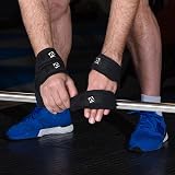 AQF Figure 8 Weight Lifting Straps with Padded Cuff Wrist Support view 6