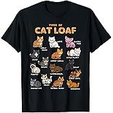 Types of Cat Loaf Cute Kitten Kawaii Cats, Cat Lover T-Shirt