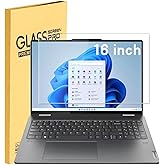 Tempered Glass Screen Protector for Lenovo ideapad 5/5i Pro 16 & Slim 3/5/7 16 & Flex 5 16, Yoga 7i 2-in-1 16, & Gaming 16, Lenovo Thinkpad T16/P16/Z16, & Legion 16, 9H, 16 inch Anti Fingerprint