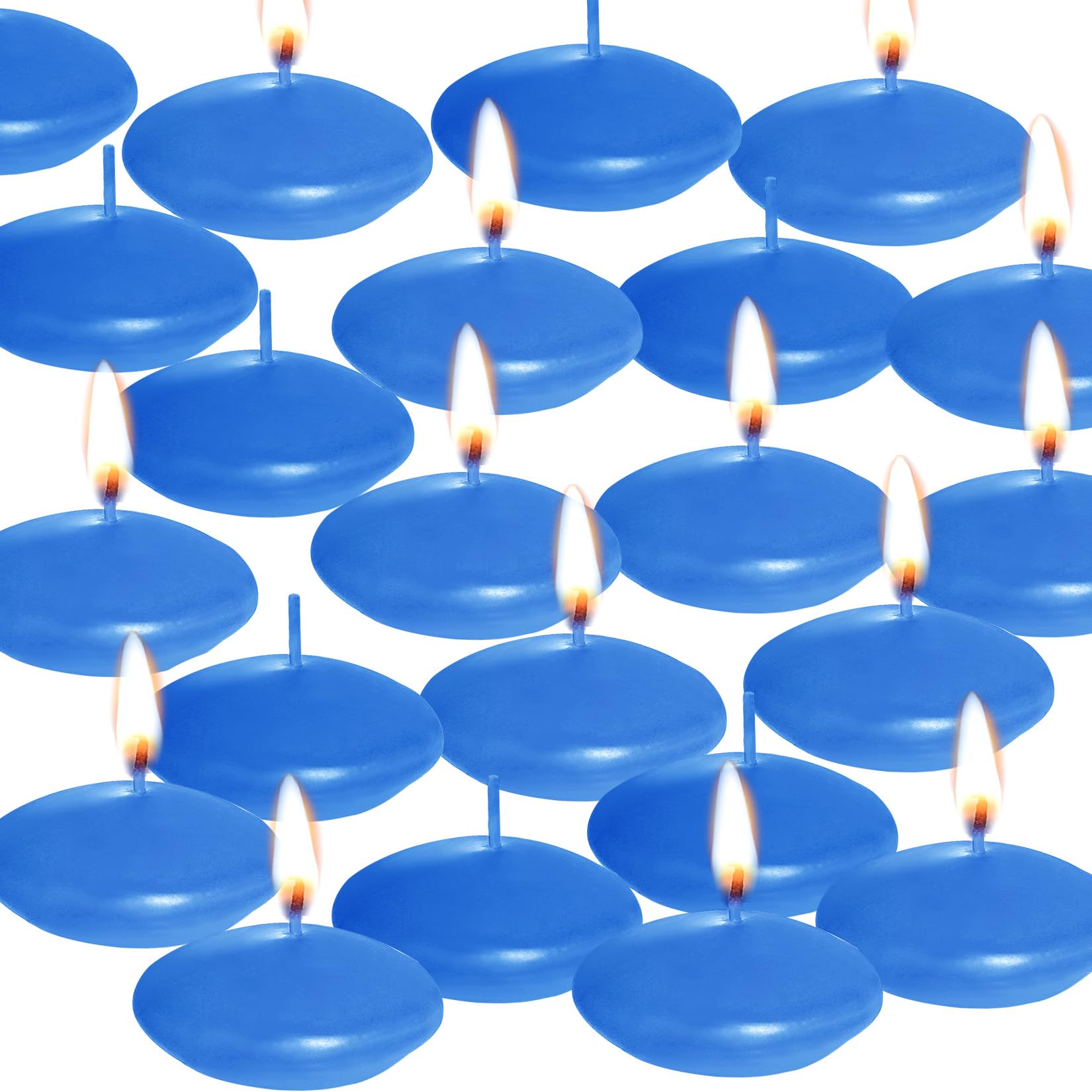 Photo 1 of 20 Pcs Floating Candles Centerpieces, 1.5 Inch Unscented Floating Candles Small Decoration for Valentine's Day, Thanksgiving, Wedding, Holiday, Parties and Home Decor