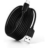 YOTETION Slim USB C to USB A 50ft Cable, Long USB2.0 Cable USB A to Type C (NOT Fast Charging) Long USB2.0 Cable Data for PS5, Keyboard, Mouse and More! THE Wire Diameter is 2.8 MM