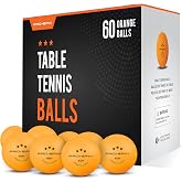 PRO-SPIN Ping Pong Balls - 3-Star Premium Orange Table Tennis Balls | High-Performance 40+ ABS Professional Quality | Ultimate Durability for Indoor &amp; Outdoor Ping Pong Tables