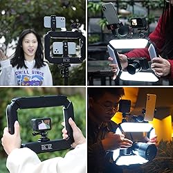 Smartphone Video Rig PICTRON U200 Handheld LED Ring