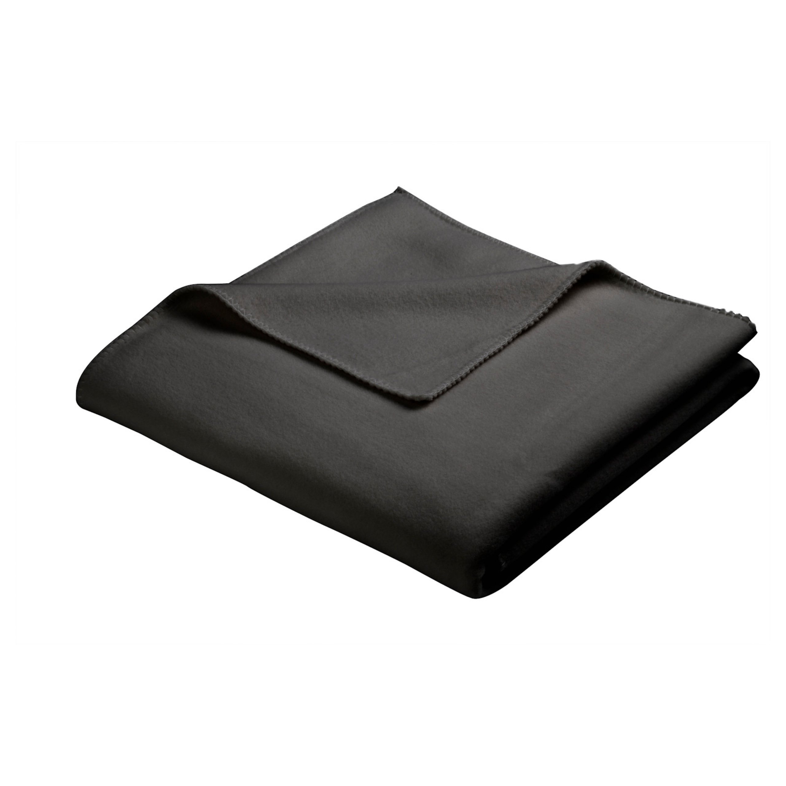 Biederlack Throw, Synthetic, Anthracite Plain, Single