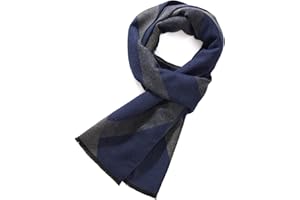 FULLRON Men Winter Scarf Soft Warm Long Cashmere Feel Scarves