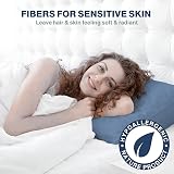 DN Collection Pillow Cases 2 Pack 50x75 cm Navy Microfiber OEKO-TEX view 6