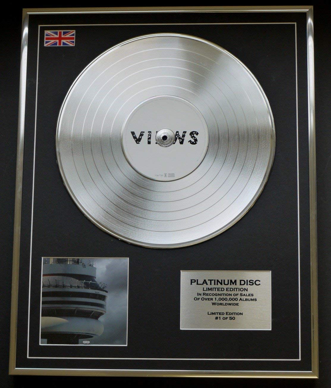 DRAKE/LTD EDITION CD PLATINUM DISC/VIEWS