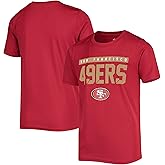 NFL Kids Youth 8-20 Blitz Team Color Polyester Primary Logo Short Sleeve Official Football T-Shirt