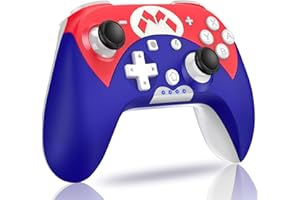 FLIEEP Switch Controller - Wireless Switch Pro Controller for Switch/Switch Lite/Switch OLED with 3 Levels Turbo Function, 4 Levels Adjustable Vibration, Six-Axis Motion Control, One-Key Wake up