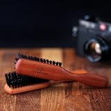 ZilberHaar Regular Beard Brush Soft Boar Bristle Pear Wood Handle view 8