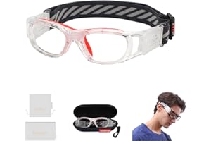 SOOGREE Sports Goggles Basketball Soccer Safety Goggles Eyewear cratch Resistant Protective Eyewear Kids Sports Adjustable Glasses